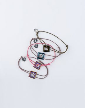 Stella ambrata bracelets cordelette femme-Cristaux-Swarovski